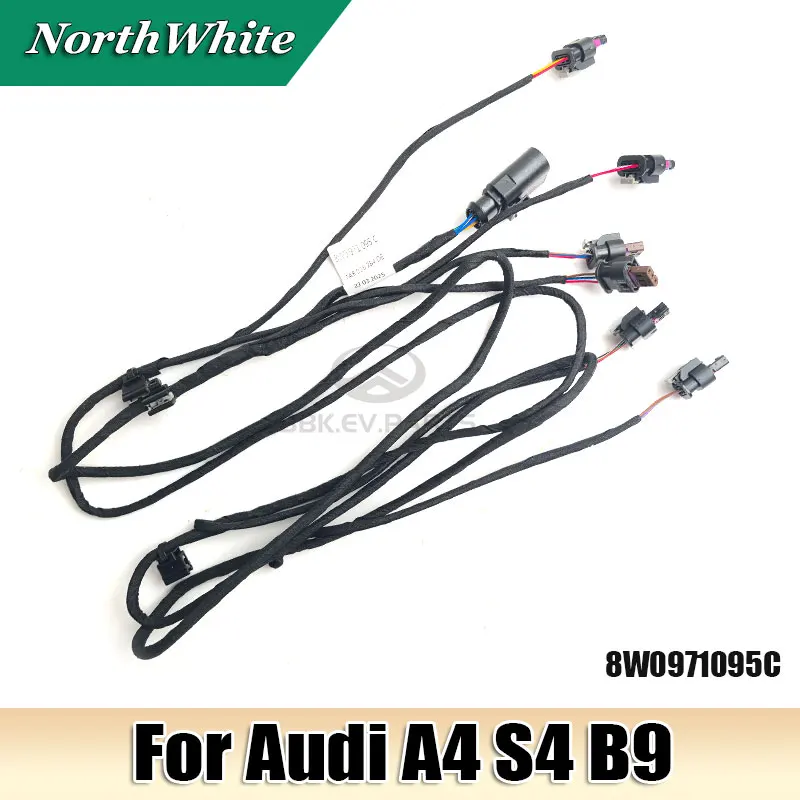 アウディ-a4-s4-b9-駐車支援システム配線ハーネスケーブルセット-8w0971095c-8w0-971-095c