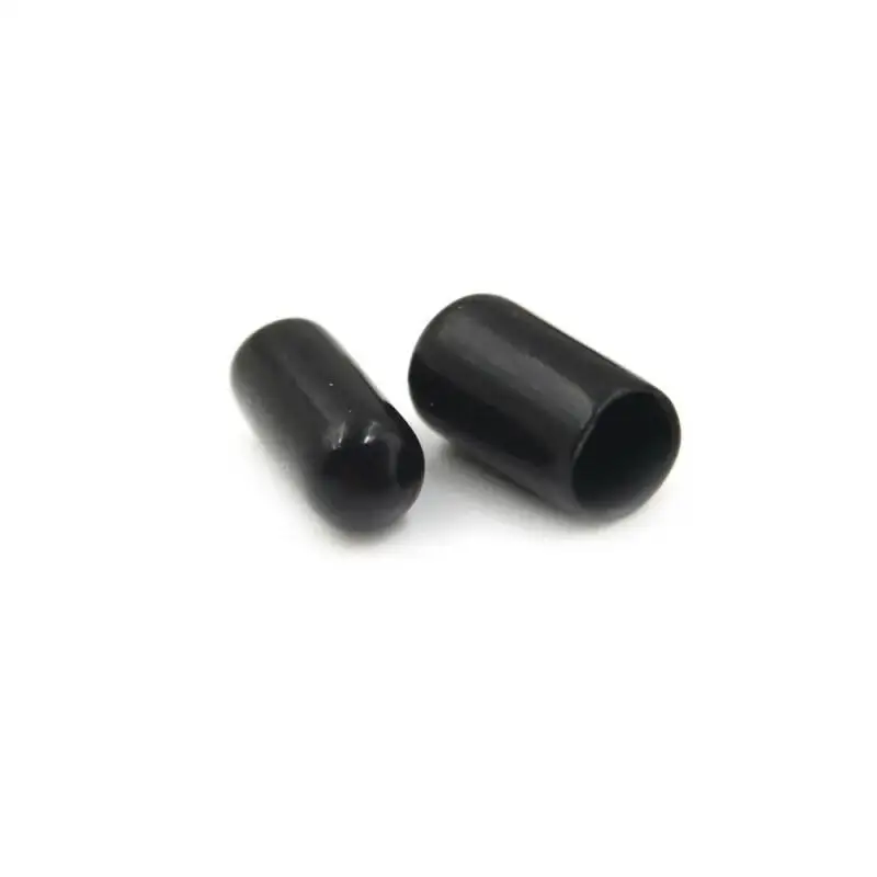 10-50pcs PVC Rubber End Caps, 3-25mm Threaded Pipe Caps, Steel Plastic Pipe Protector Tips, Assorted Size Kit