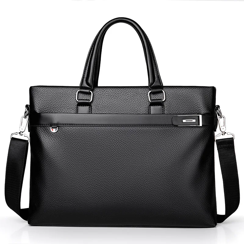 

Men's Handbag Oxford Business Briefcase Casual Slung Handbag A4 File Computer Bag Tablet Fashion Leather Briefcase