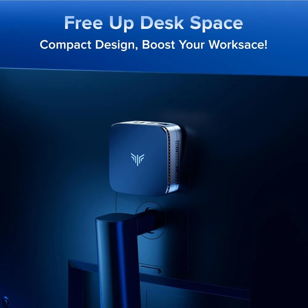 12th Gen Intel N97 Mini PC Windows 11 Pro 16GB RAM 512GB SSD 4K Dual HDMI DP WiFi كمبيوتر مكتبي للمنزل والأعمال