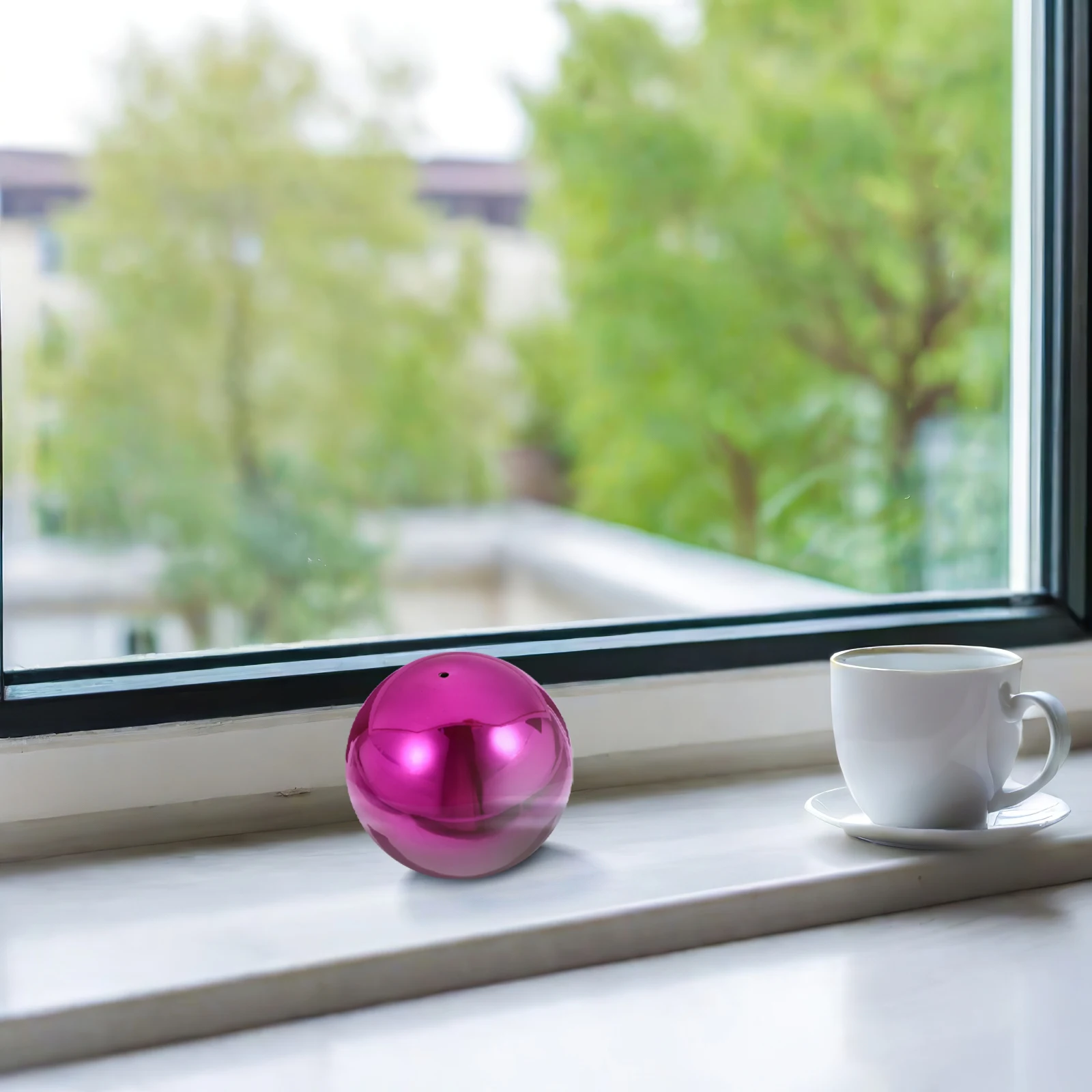 

Mirror Polished Gazing Ball 30Cm Smooth Reflective Surface Stainless Steel Garden Decorative Sphere Outdoor Patio Lawn