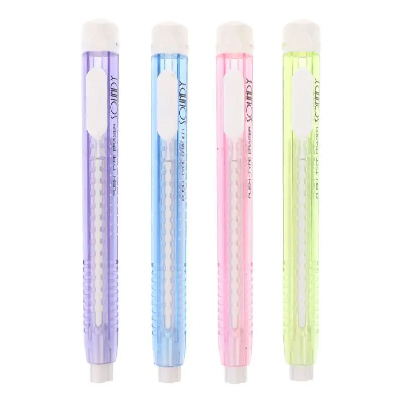 für kreative mechanische Stiftform Radiergummi Gummi einziehbare Schreibwaren Schule Su