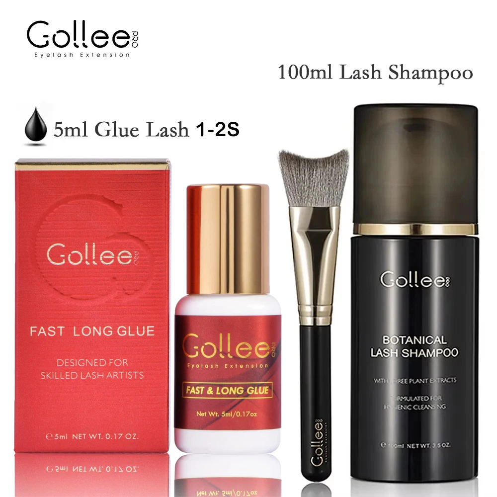 

Gollee 1s сухой клей для наращивания ресниц, маслостойкий супер ресниц, клей для ускорителя, клей для шампуня Golle Lash, принадлежности