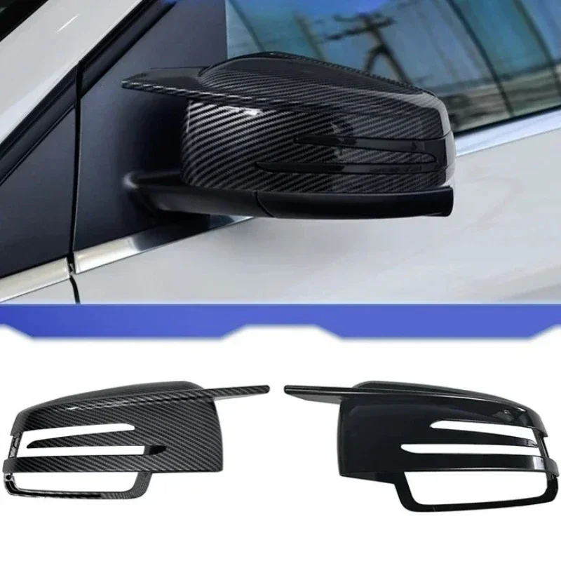 

Side Rearview Mirror Cap Wing Mirror Cover for Mercedes Benz W176 W246 W212 W204 C117 X156 X204 W221 C218 A B C E S CLA GLA GLK