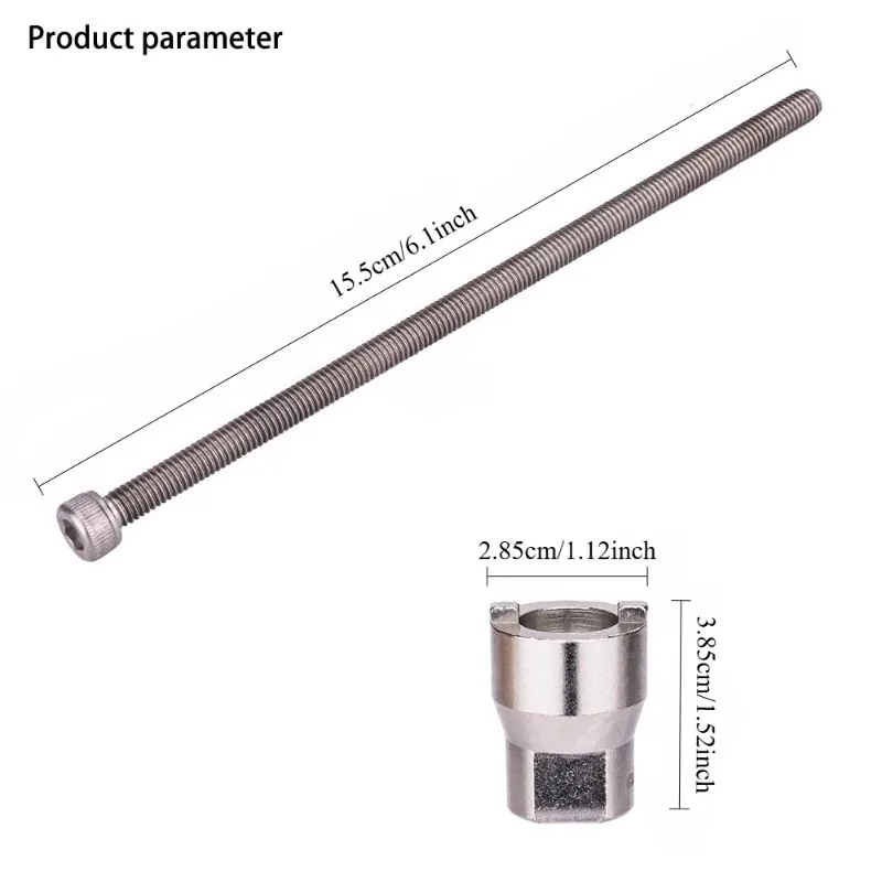 Bicycle Freehub Remover Hub Body Installer Slotted Socket Wrench with O Ring Special Shaped Hook Tool Hub Repair Tool Kit