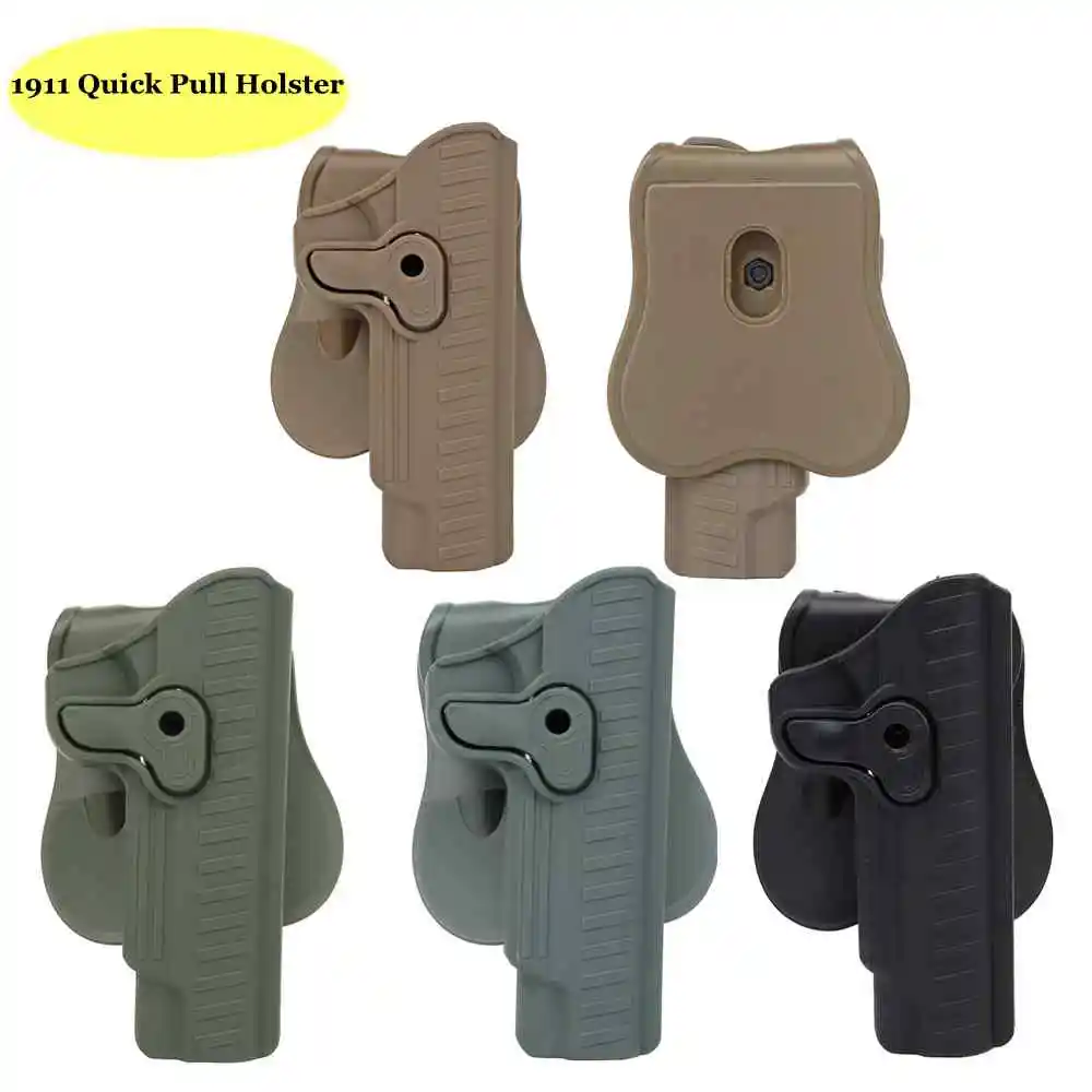 1911 Quick Pull Holster Tactical Gun Holster for Colt 1911 Pistol Holder Gun Case Waist Hunting Accessories