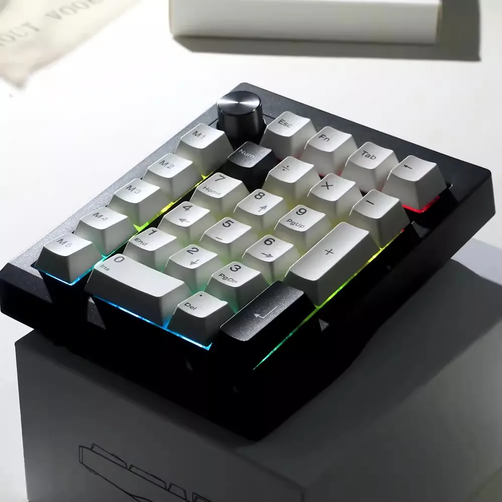 GMK26 QMK/VIA Gasket Number Pad Bluetooth 5.0/2.4ghz/Wired Hot Swappable Numpad Programmable for Win/Mac