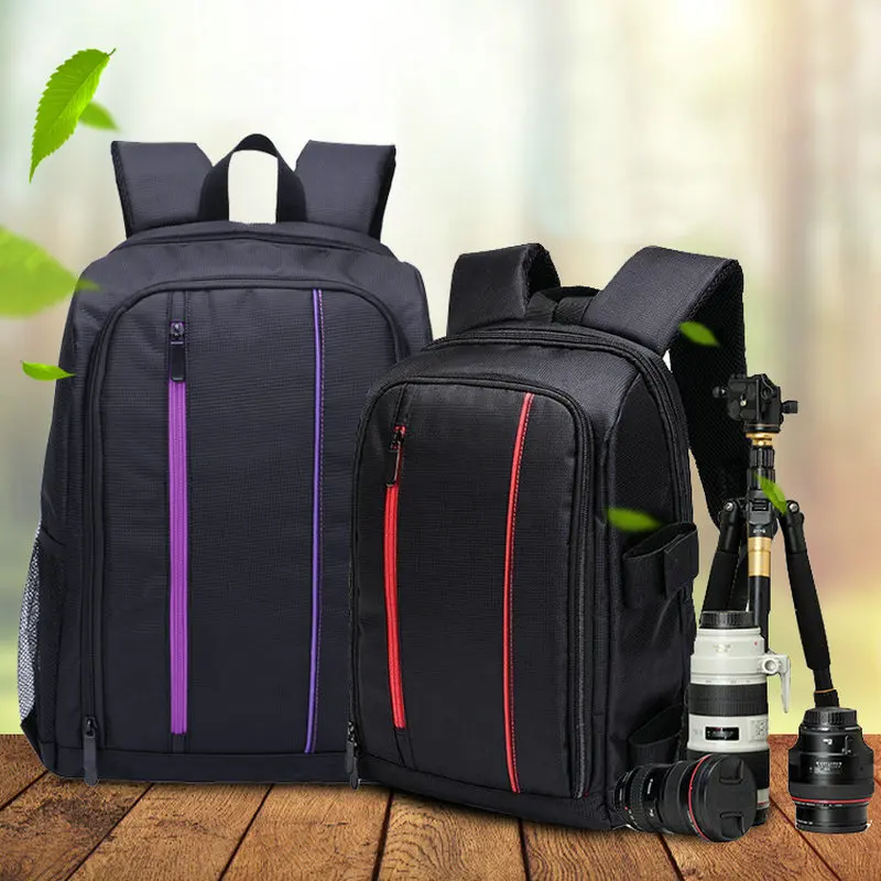 

NEW Professional Camera Bag Camera Case Backpack Rucksack Tripod Bag Laptop Bag For Canon Nikon Sony Fuji Pentax 7491