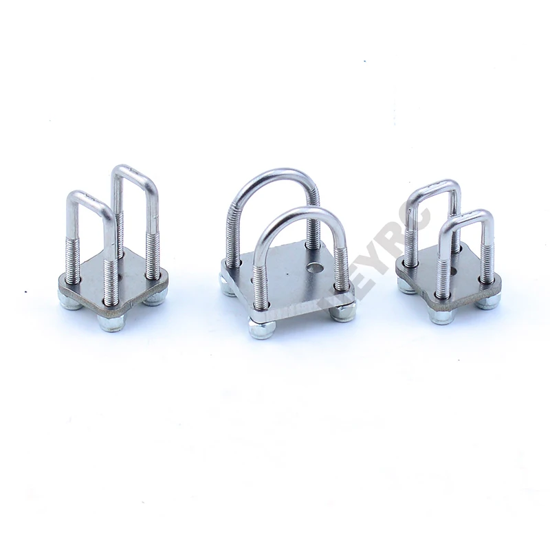 1 Pair Front Suspension U-shaped Wire Seat Saddle Screw for 1/14 Tamiya RC Truck Tipper Trailer SCANIA 770S VOLVO MAN TGX Car