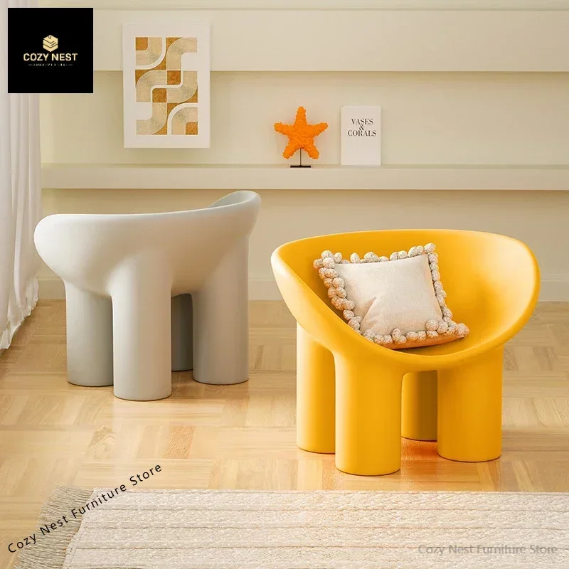 

Home Designer Single Living Room Sofa Modern Lazy Stool Elephant Light Luxury Balcony Leisure