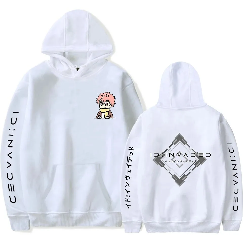 Fashion id: invaded male hoodie autumn long sleeve sweater harajuku anime pullover hooded female casual goth oversized hoodie
