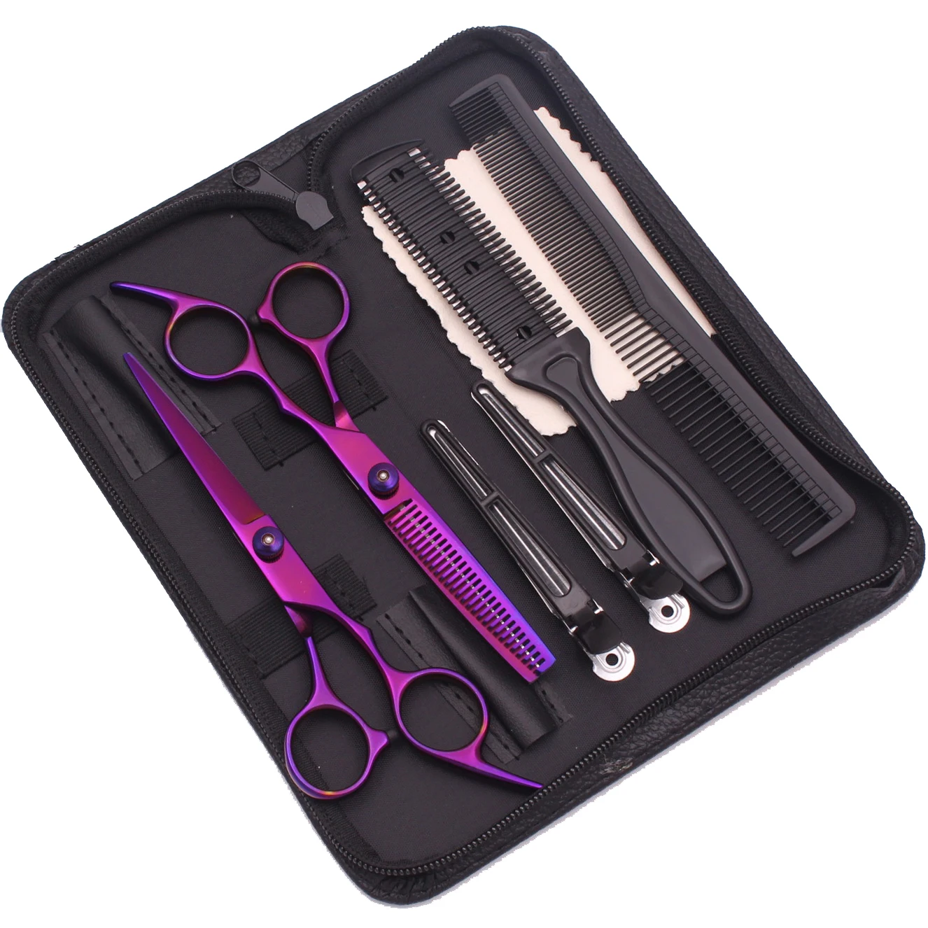 Hair Scissors Purple Dragon Hairdressing Scissors 6\