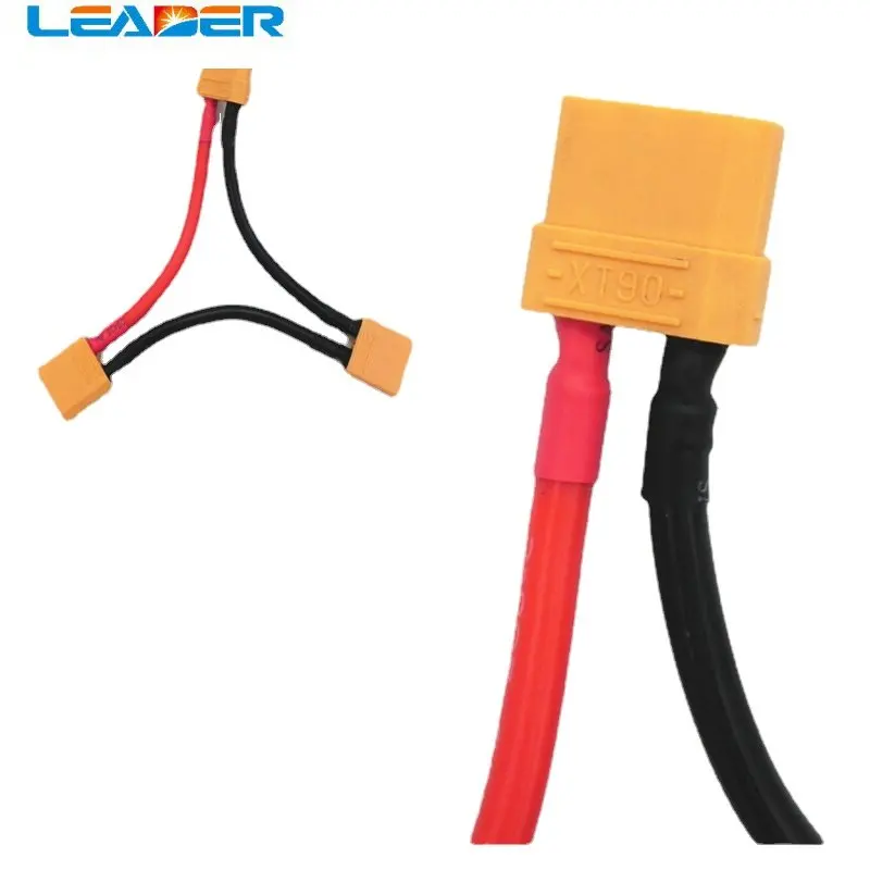 XT60 XT90 Connector 1 Male To 2 Female Serial Charger Cable Connection 10AWG 12AWG 10CM Rc Spare Parts Part Accessories