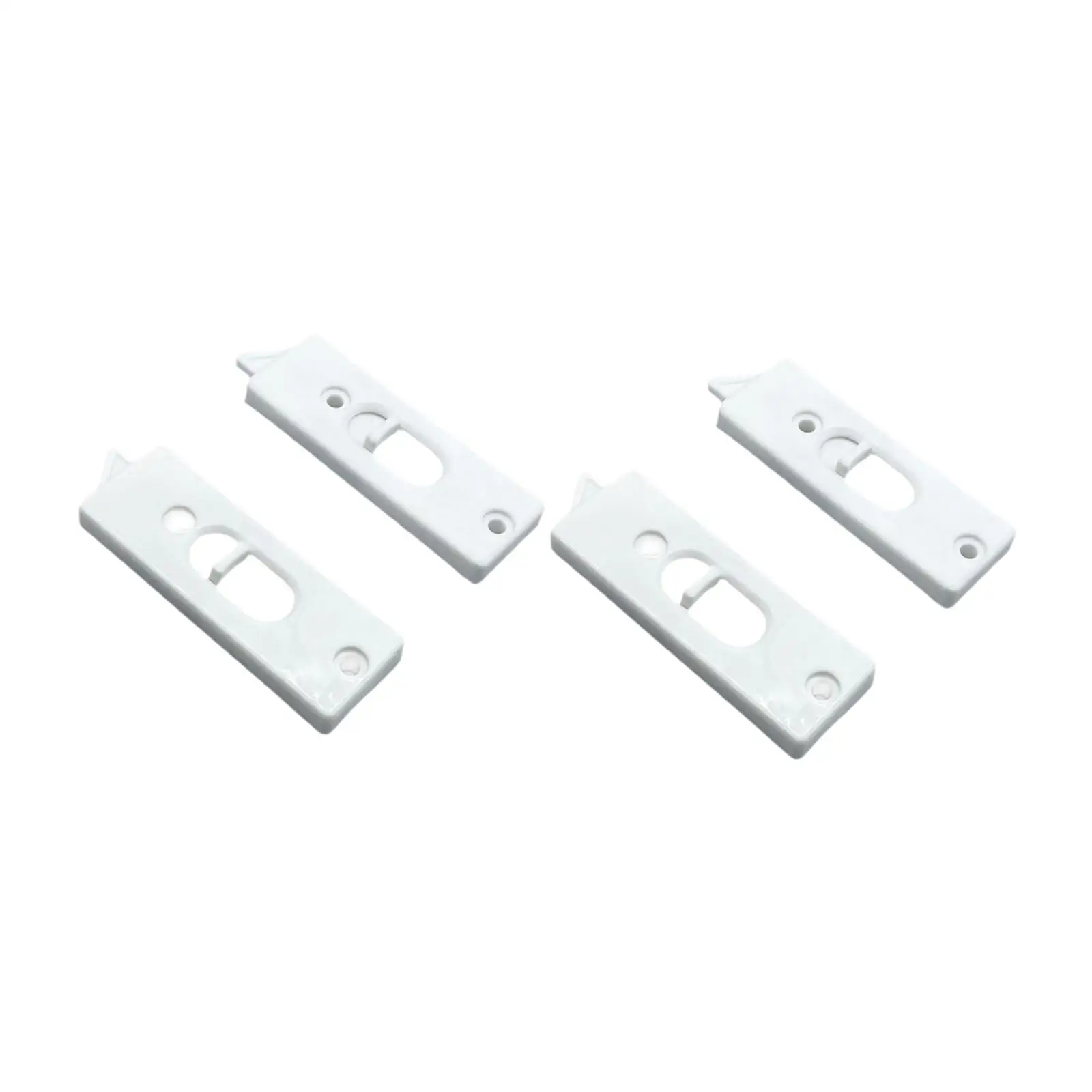 4 قطعة المفاجئة في مزلاج الميل نافذة منزلقة الميل مزلاج استبدال قوي مركز تباعد انزلاق قفل أجزاء النافذة 2 حفرة الأجهزة #2