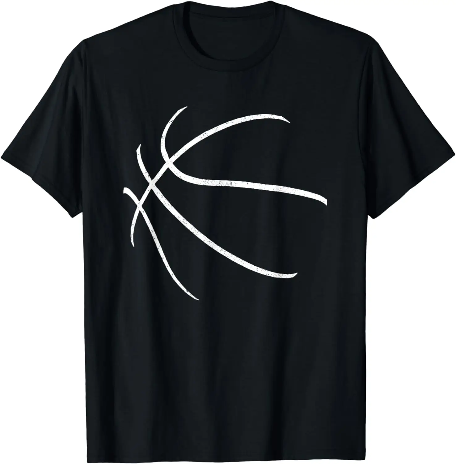 Funny Birthday Gift Basketball Silhouette Bball Player Coach Sports Baller Gift T-Shirt Men Clothing Streetwear Graphic T Shirts