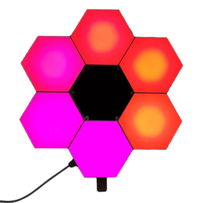 

Smart Remote Control Cellular Light RGB APP Controlled LED Hexagonal Light Room Bedroom