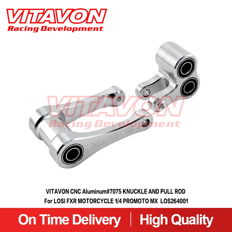 

VITAVON CNC Aluminum#7075 KNUCKLE AND PULL ROD For LOSI FXR MOTORCYCLE 1/4 PROMOTO MX LOS264001