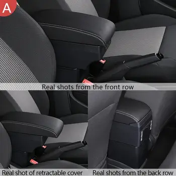 Pro Renault Duster loketní opěrka pro Renault Duster 2010-2018 vyhrazená retrofitní úložná schránka do interiéru autopříslušenství 8 nejlepší prodej Loketní opěrka Renault Duster - №5