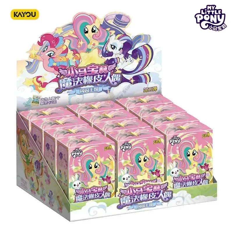 Kayou My Little Pony MLP Twilight Sparkle Rubber Bobblehead - Serie 2 Figura de colección mágica Juguete de dibujos animados Regalo para niños Niñas