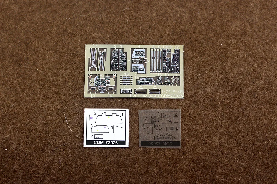 Wymarzony Model CDM72026 1/72 nam F-4E kolorowe zdjęcia w kokpicie, wytrawione części szczegółowo opisują części do hasegawy