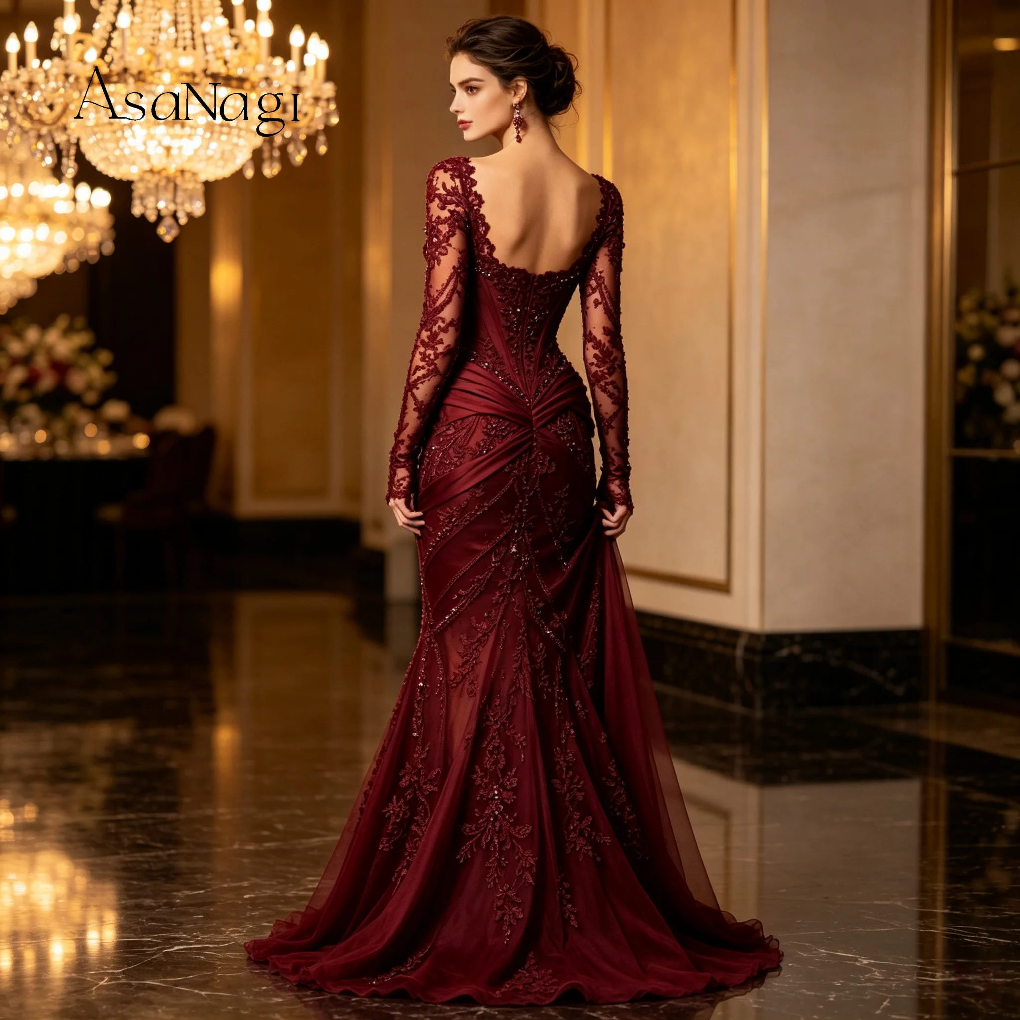 Vestido de noche de encaje con - Lace Dress reseña y precio