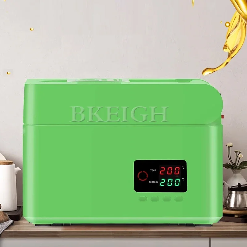 Prensa de aceite totalmente automática, refrigeración inteligente con control de temperatura/semilla de basilio, extrusión de semillas de espino amarillo, prensa de aceite de calentamiento