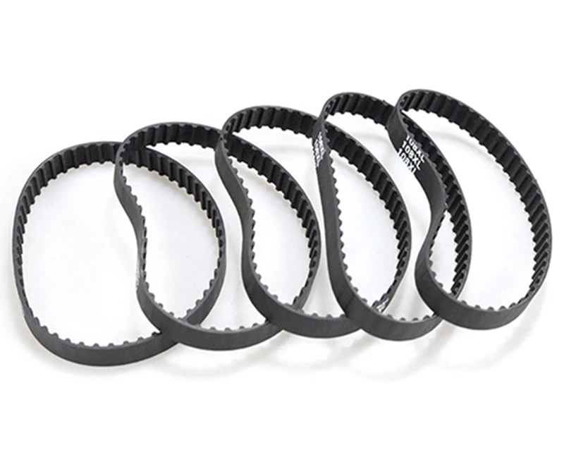 XL Rubber Synchronous Belt Width 10mm Length 60mm-124mm Synchronous Wheel Synchronous Belt Closed-loop Synchronous Belt