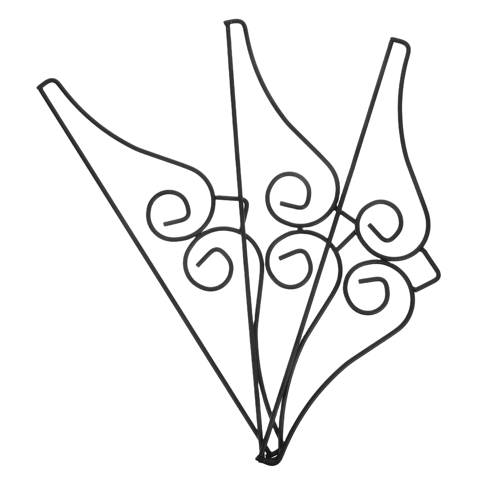 

3pc Garden Flag Pole Accessories Metal Sturdy Outdoor Yard Flags Stand Holder For Holiday Party Hanging Rack Decor