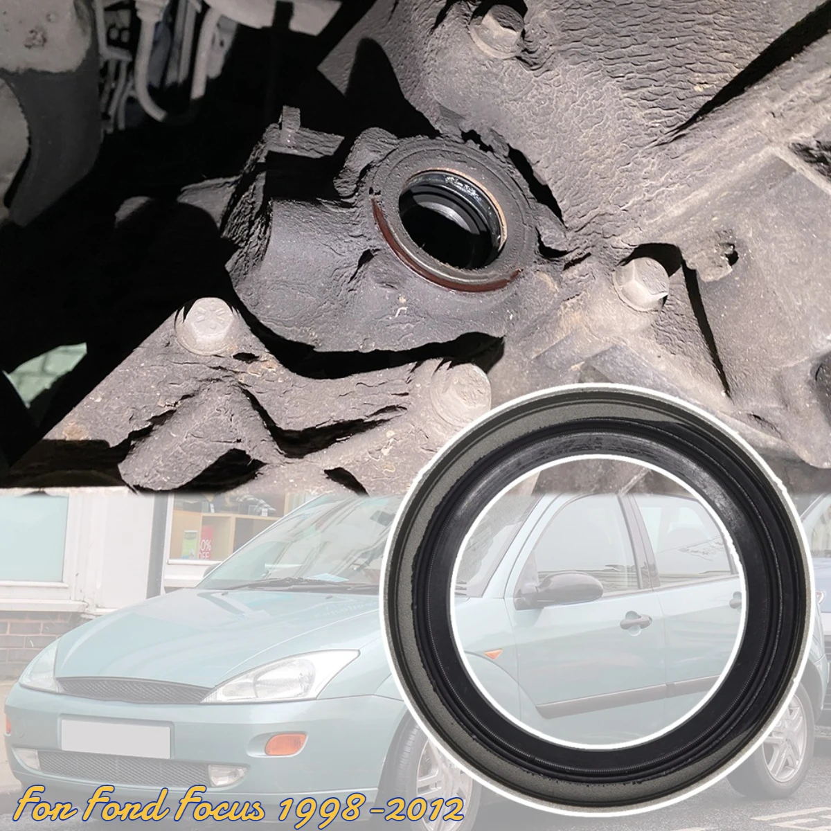 1/2Pc For Ford Focus 1998-2011 2012 Car Driveshaft Oil Seal Transmission Axle Gearbox Drive Shaft Sealing Ring Spare Accessories
