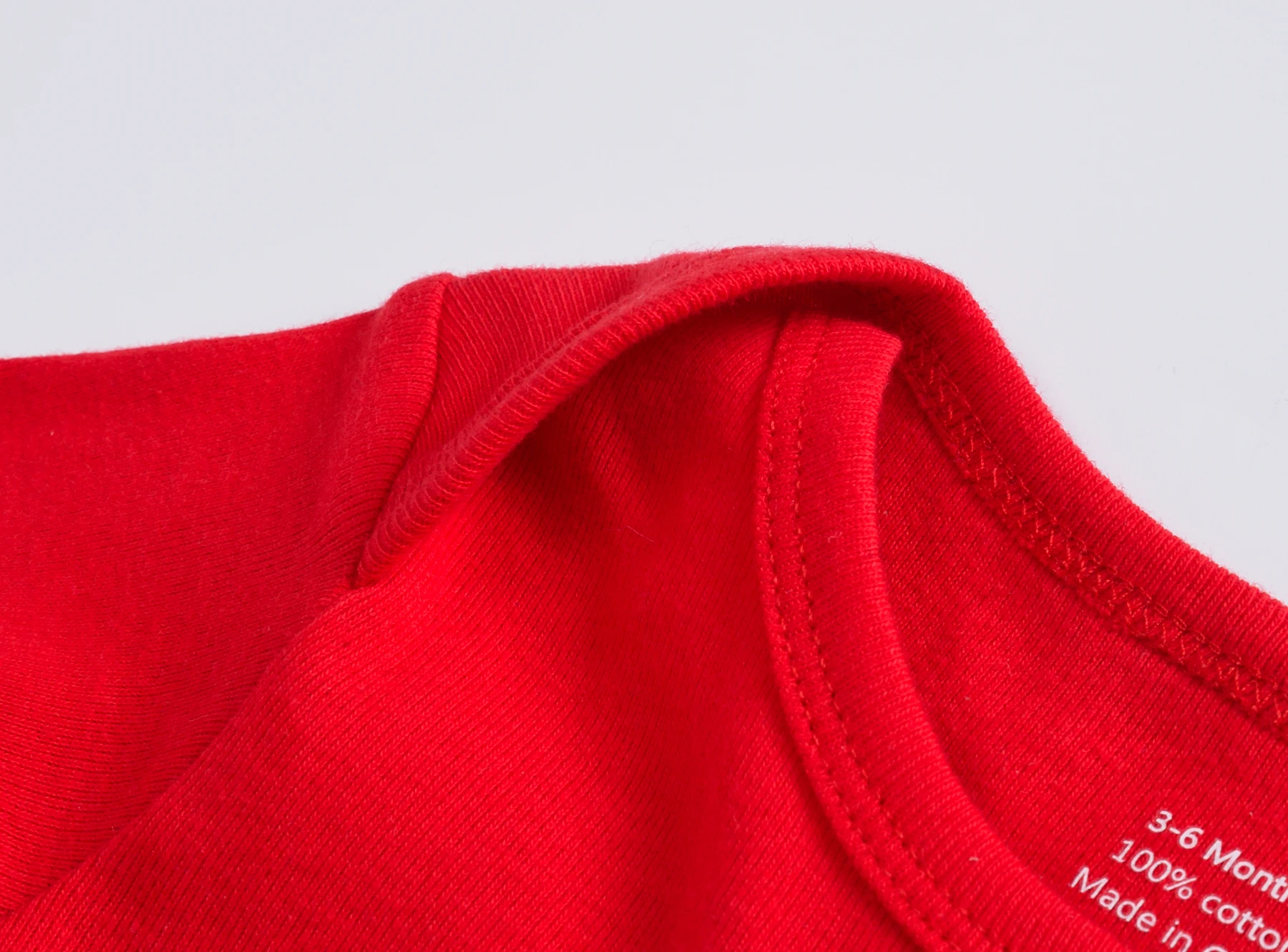 Honeyzone 3 unids/set rojo Unisex Body de bebé ropa de descanso suave de manga larga de algodón mono de una pieza recién nacidos ropa de bebé bebés