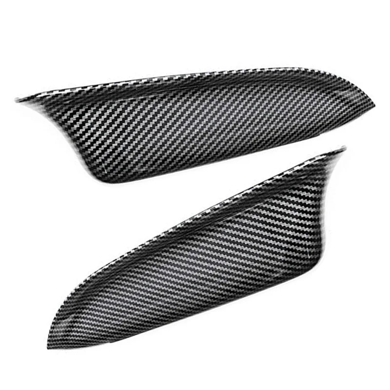 

2Pcs Car Rear Door Armrest Plate Cover Trim Fit for Honda Accord 2008 2009 2010 2011 2012 2013 Black Carbon Fiber Style