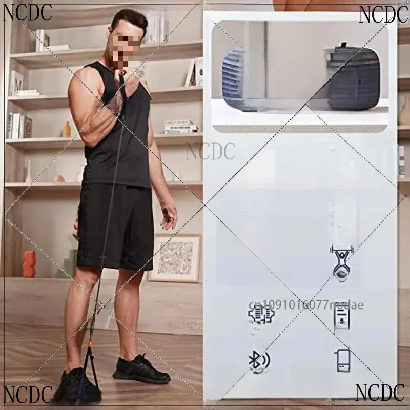 Home Fitness Equipment 4.4-44 LB Adjustable Resistance Bands Portable Pocket Gym System UNITREE PUMP Support APP