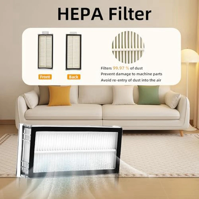 Replacement Accessories Kit Compatible for Roborock Q8 Max /Q8 Max +/Q5 Pro/Q5 Pro+ Vacuum Cleaner