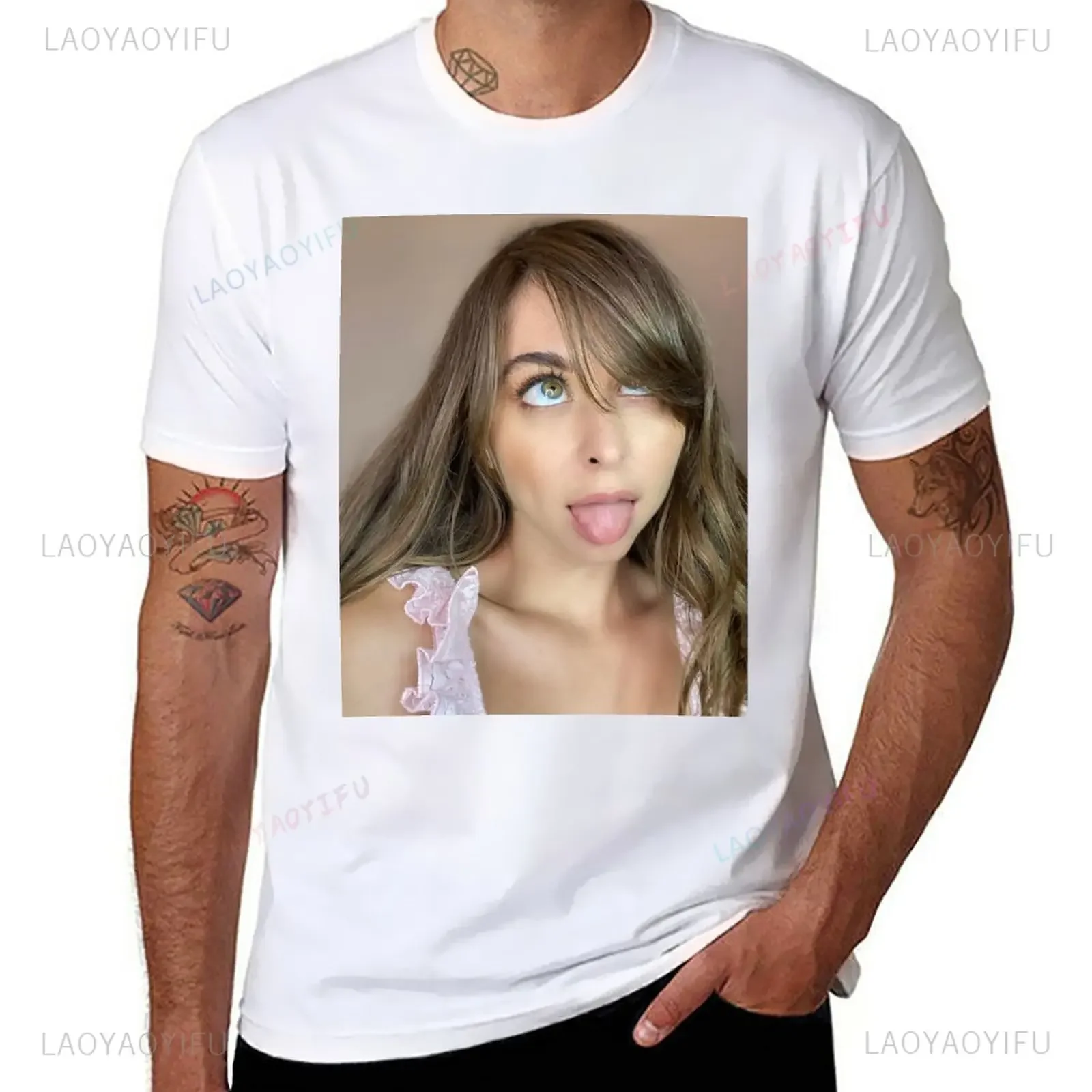 Funny New Riley Reid T-Shirt Custom T Shirts Design Your Own Boys Animal Print Shirt Mens High Quality Cotton T-shirts Hip Hop