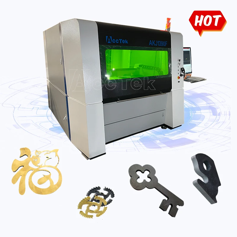 2023 Fashion Laser Cutter Full Encloused High Precision Laser Cutting Machine 1390 Reliable Metal Cutting Machine for Mild Steel