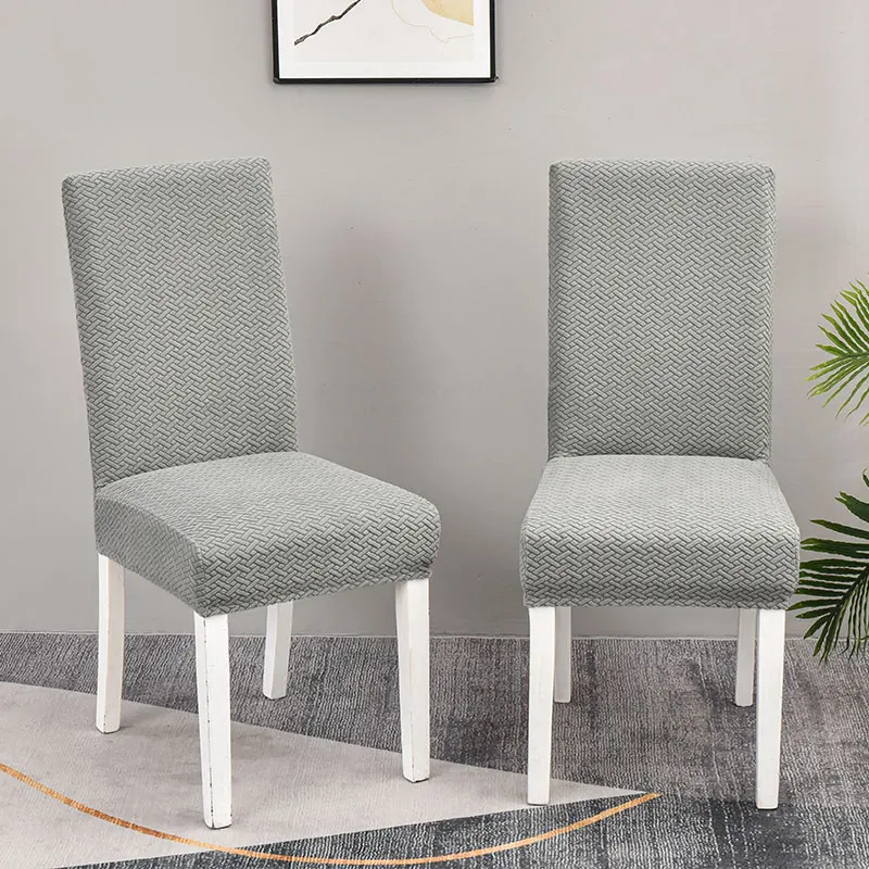 4/6 Buah Sarung Kursi Makan Melar Jacquard Pelindung Kursi Kepar untuk Ruang Tamu Hotel Ruang Makan Dapur Dekorasi Rumah