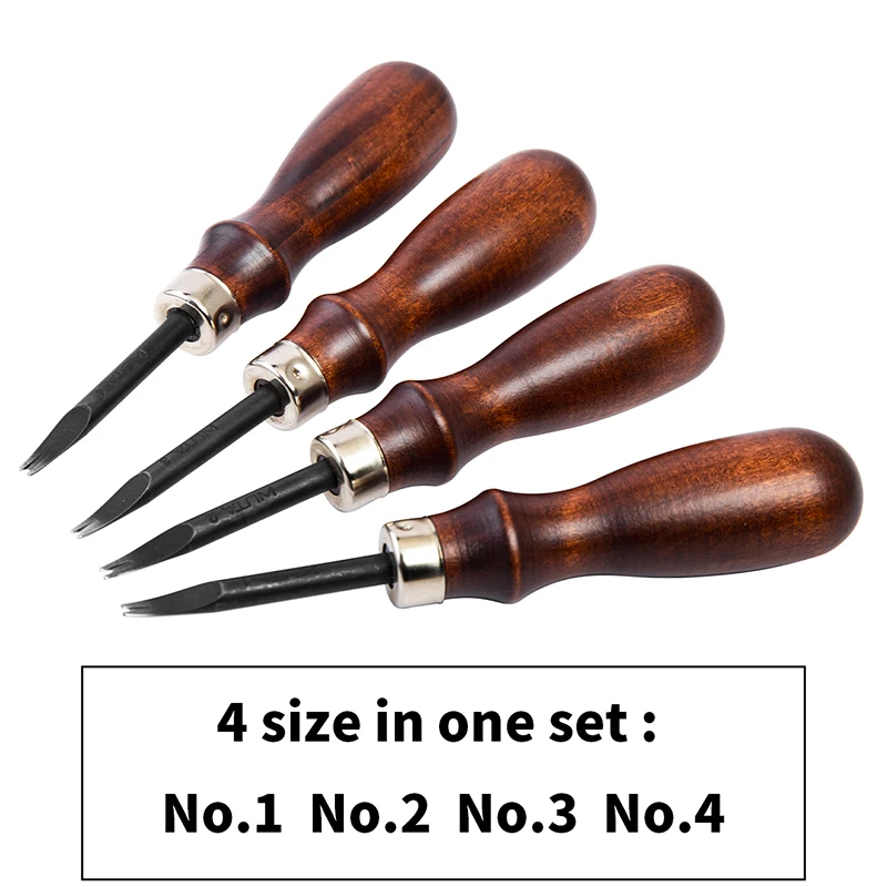 WUTA Sharp Leather Edge Beveler Edge Skiving Polishing Leather Tools DIY Belt Maker High Carbon Steel Leather Craft Beveller