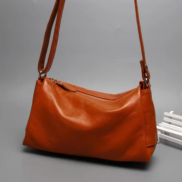 ALA Rising-Bolso pequeño informal oblicuo para mujer, bandolera sencilla de cuero suave, L-2416, 2024