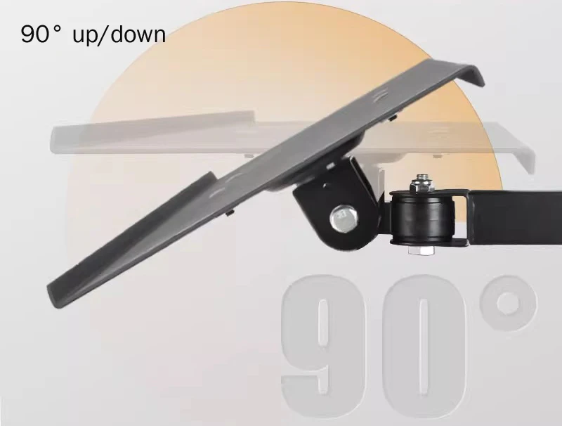 D-MOUNT 200-KYM3 キーボードトレイ 壁掛け式 600x185mm 立位作業用キーボードホルダー ロングアーム