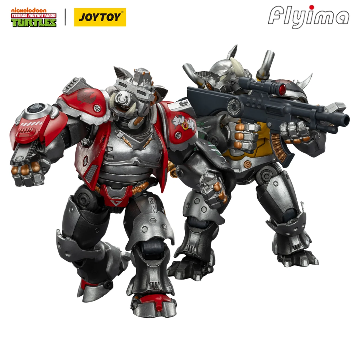 

[Предзаказ] Фигурки JOYTOY TMNT 1/18: TMNT-Super Bebop и TMNT-Mighty Rocksteady, 2 шт., модель на день рождения
