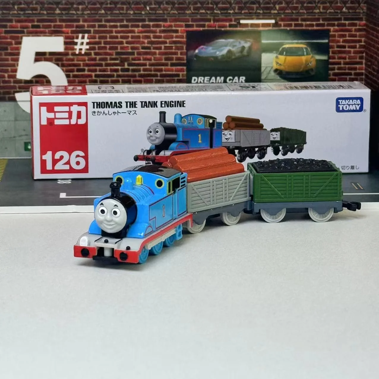 

Takara Tomy Tomica No.126 Train Model Kit Anime Figure Diecast Baby Toys for Children Metal Miniature Educational Kids Dolls