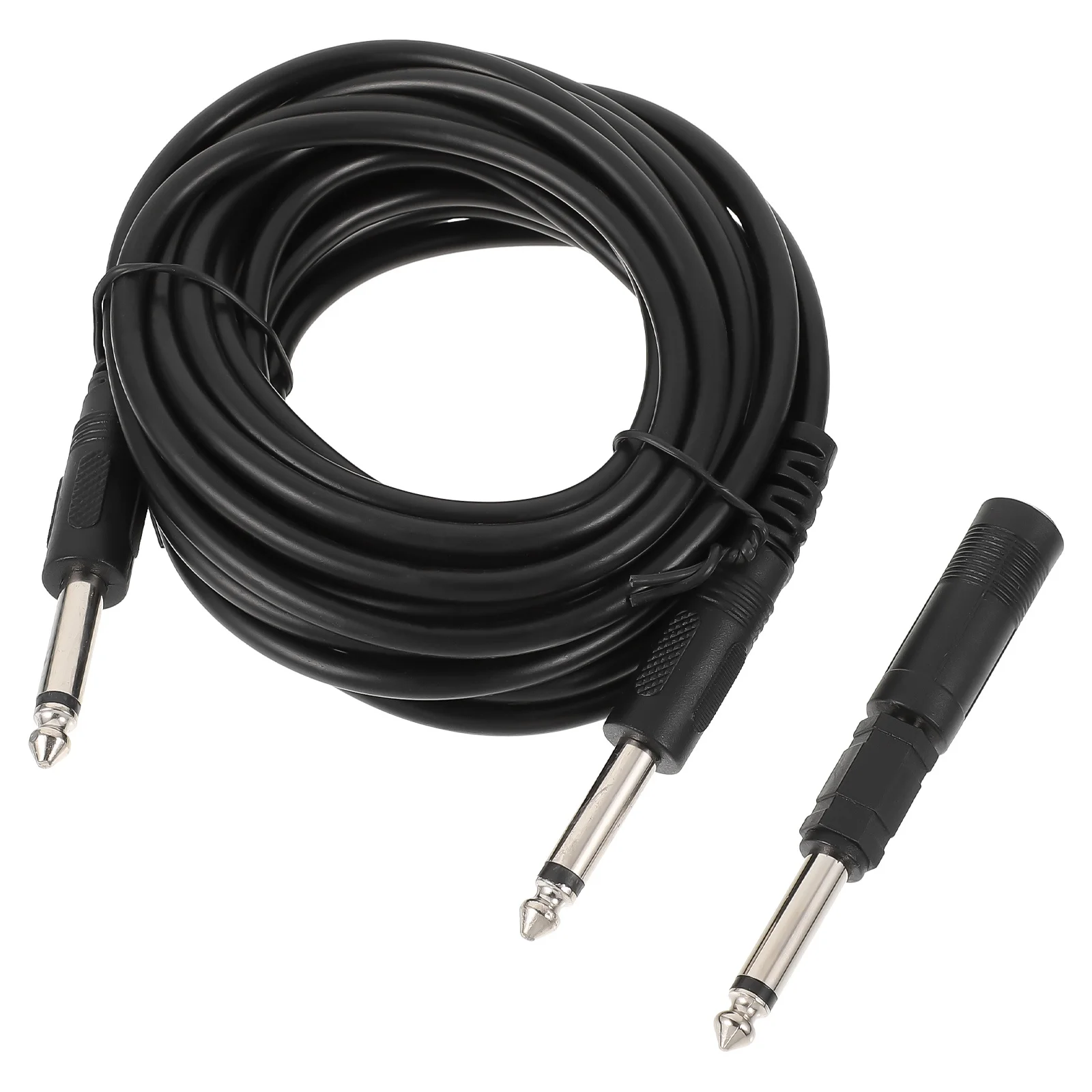1 zestaw Profesjonalny Kabel Instrumentalny Akcesorium do Gitary Elektrycznej Kabel do Basu Przewód Instrumentalny Linia do Instrumentów Muzycznych Połączenie Gitary Elektrycznej