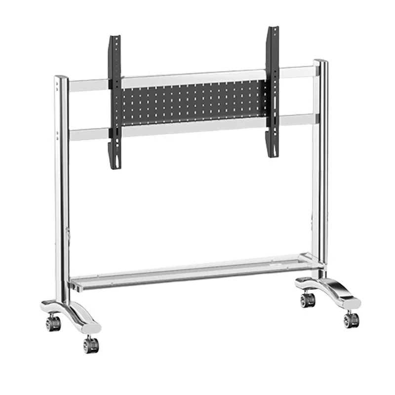 TV mobile stand, stainless steel cart art stand for 65/75/85/100 inch hanger