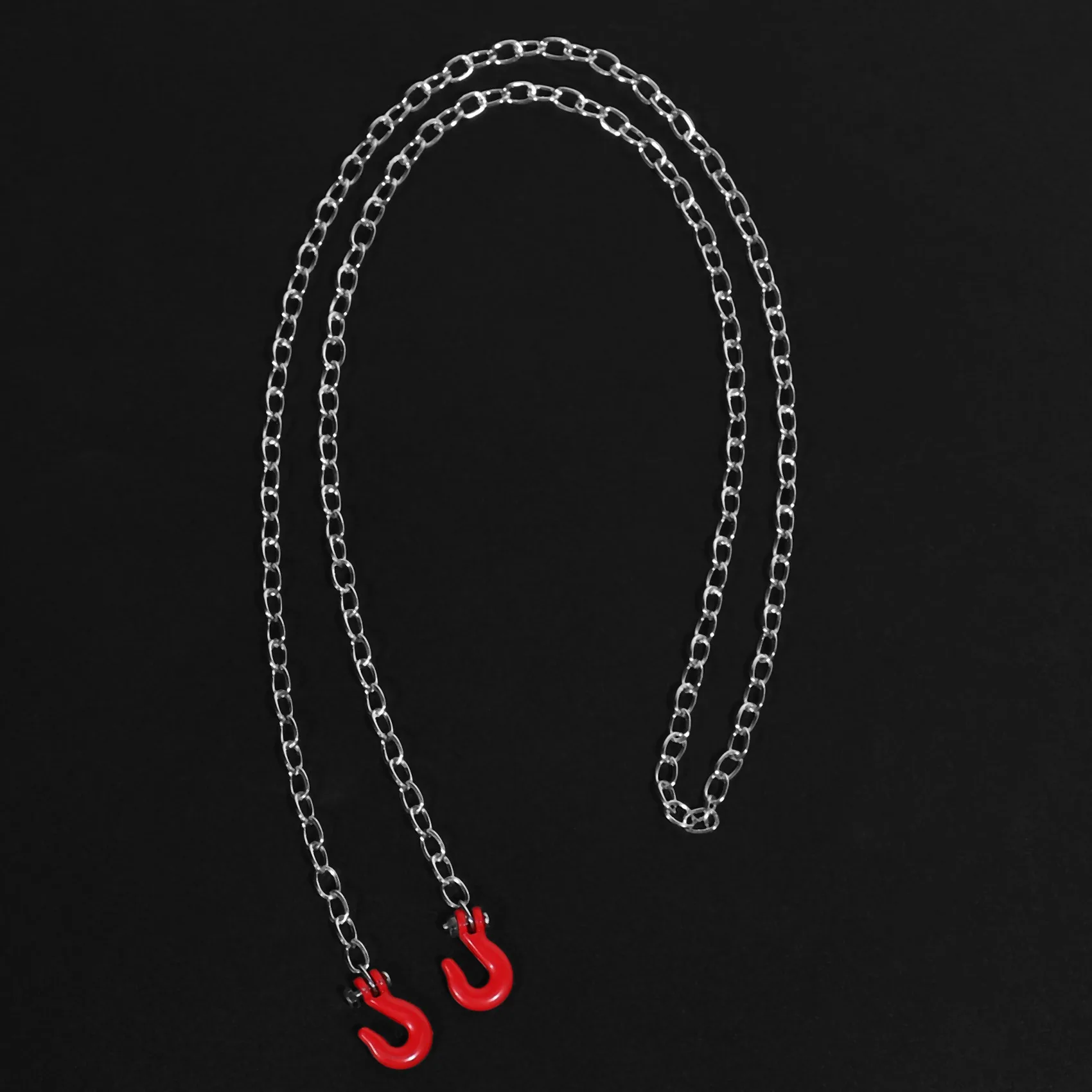 B78B-3X 1:10 RC Crawler อุปกรณ์เสริม TOW CHAIN พร้อมตะขอพ่วงสําหรับ Axial SCX10 90046 TAMIYA CC01 RC4WD D90 D110 TF2