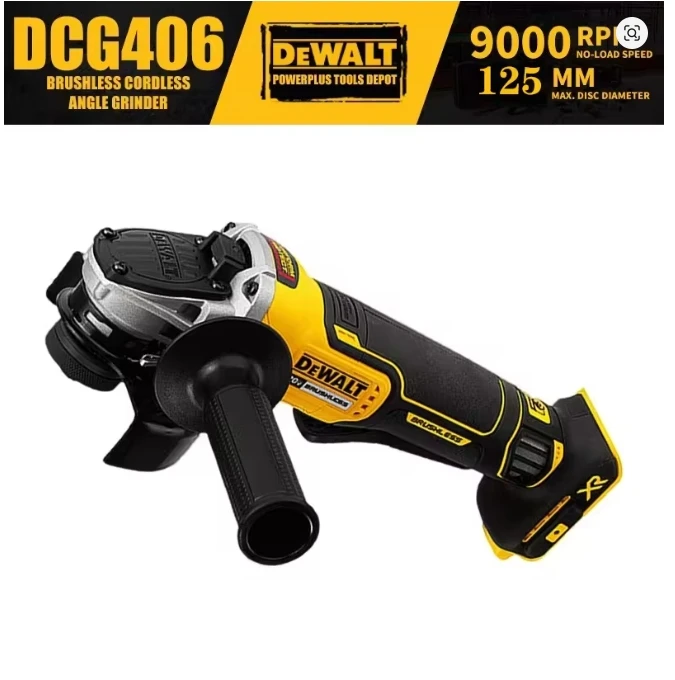 

DEWALT DCG406 125mm flat head angle grinder bare machine tool