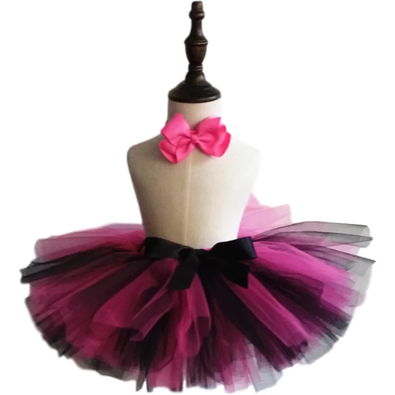 Tutu Skirt Fluffy Baby Girls Halloween Party Costume Skirt Handmake Ballet Dance Skirt Christmas Costume Tutu Children Clothes