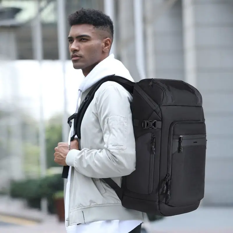 OZUKO Travel Backpack Men Fashion Waterpoor Resistant Business Backpack Men Laptop Backpack Bags 15.6 inch Male Mochila Teen