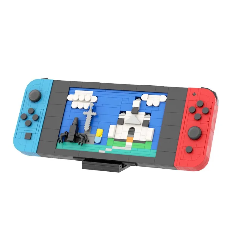 

Machine idea Handheld Game Switch Console Building Blocks For Boy Retro Controller Model Bricks For Kid Adult Xmas Birthday Gift