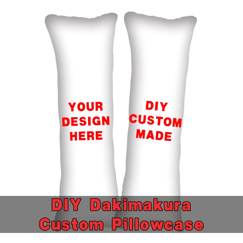 2ด้านข้างพิมพ์กอดหมอน Body Case Diy Dakimakura Cosplay Custom โยนหมอนนุ่ม Otaku ของขวัญ