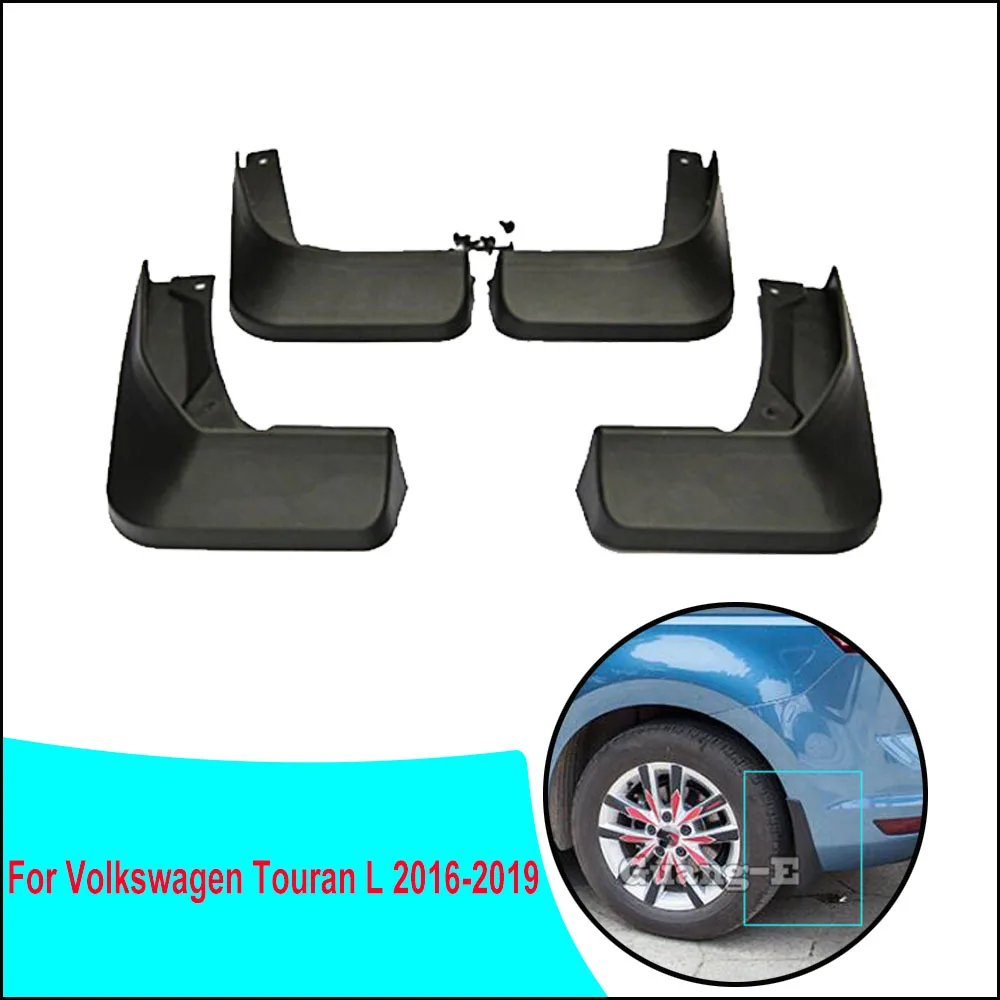 

Car Plastic Fender Soft Mudguard Protection Flap Splash Mud Guard Frame For VW Volkswagen Touran L 2016 2017 2018 2019 2020